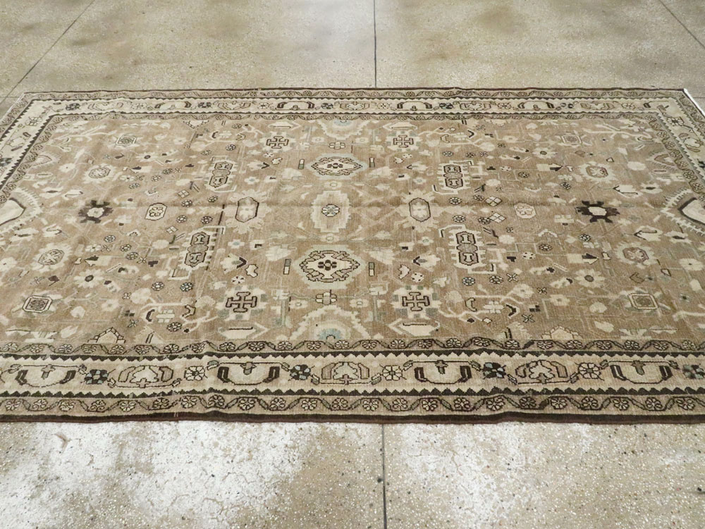 Vintage Persian Malayer Gallery Carpet, No.25737 - Gsblank