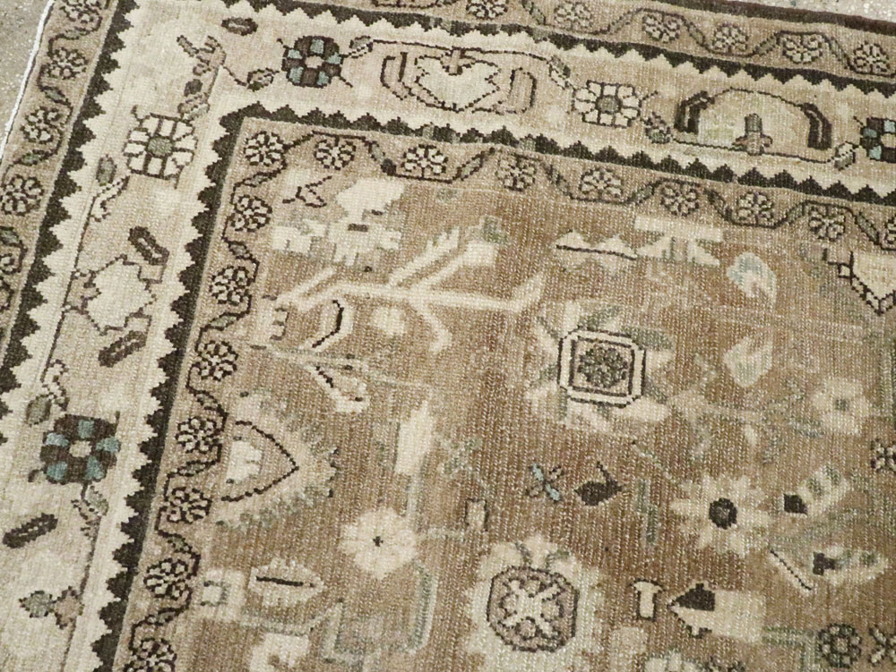 Vintage Persian Malayer Gallery Carpet, No.25737 - Gsblank
