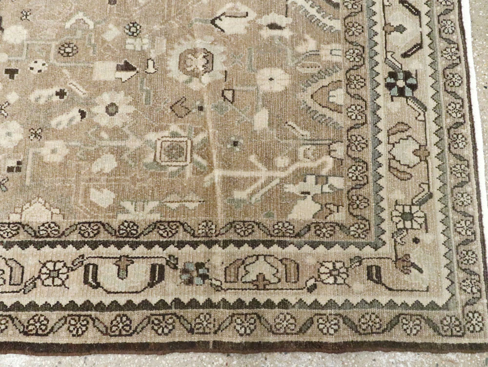 Vintage Persian Malayer Gallery Carpet, No.25737 - Gsblank