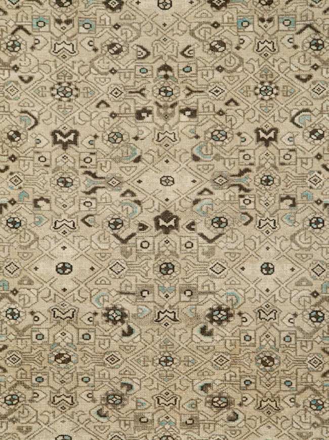 Vintage Persian Malayer Wide Gallery Runner, No.25739 - Gsblank