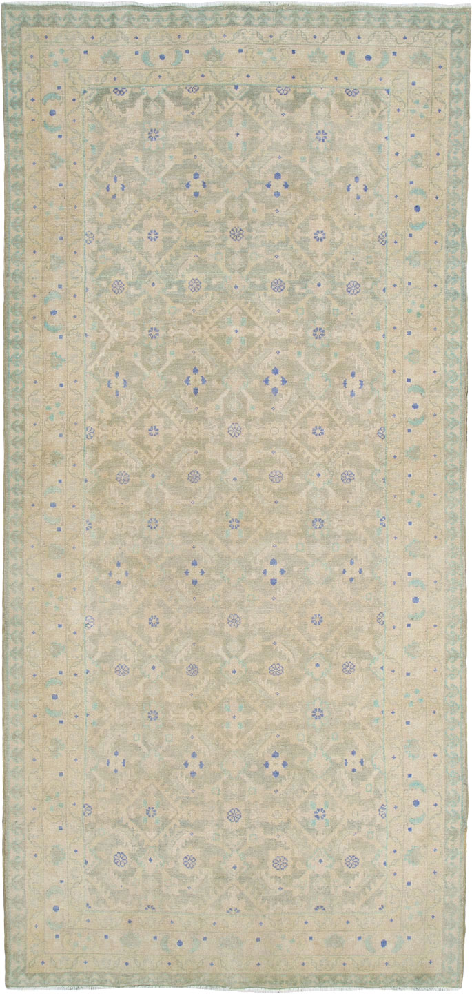 Vintage Persian Malayer Gallery Carpet, No.25742 - Gsblank