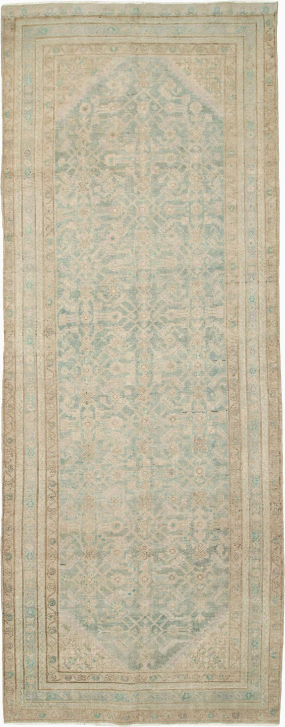 Vintage Persian Malayer Gallery Carpet (Pair: 1 of 2), No.25743 - Gsblank