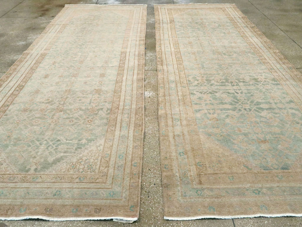 Vintage Persian Malayer Gallery Carpet (Pair: 2 of 2), No.25744 - Gsblank