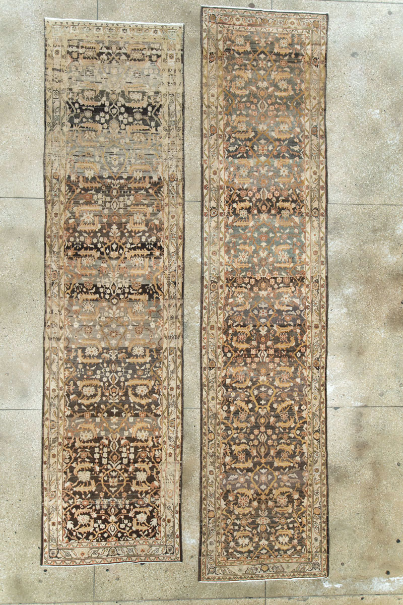 Vintage Persian Malayer Runner (Pair: 1 of 2), No.25747 - Gsblank
