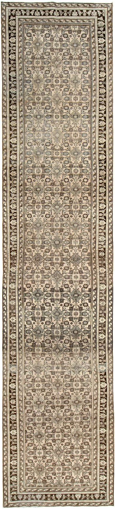 Vintage Persian Malayer Runner (Pair: 2 of 2), No.25749 - Gsblank