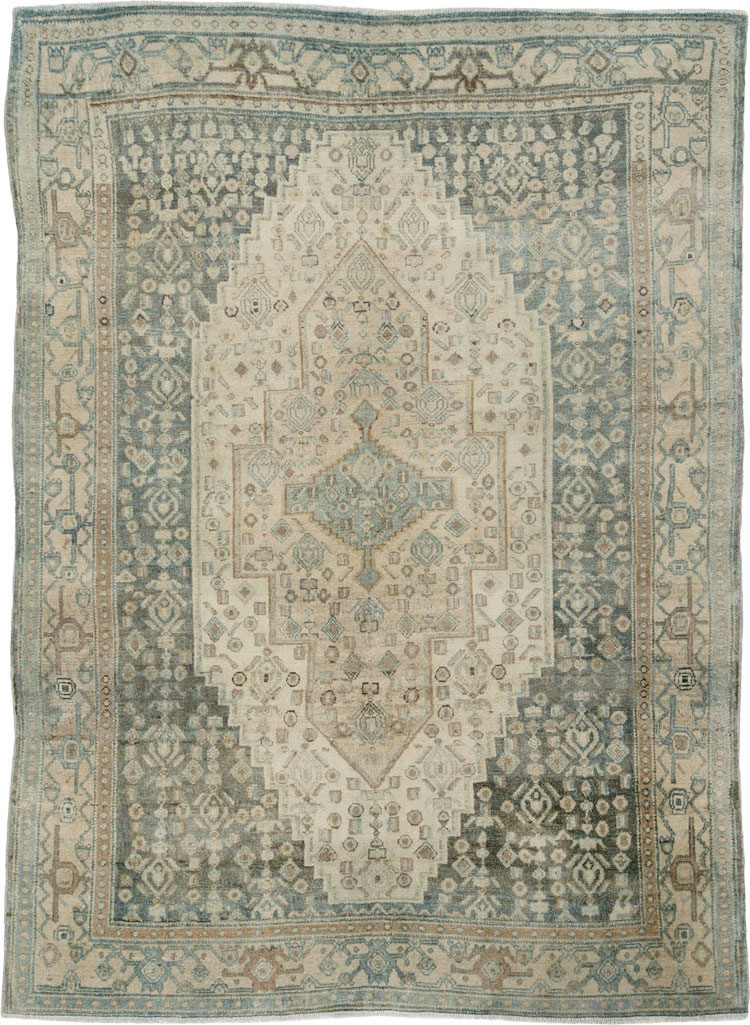 Vintage Persian Malayer Rug (Pair: 1 of 2), No.25751 - Gsblank