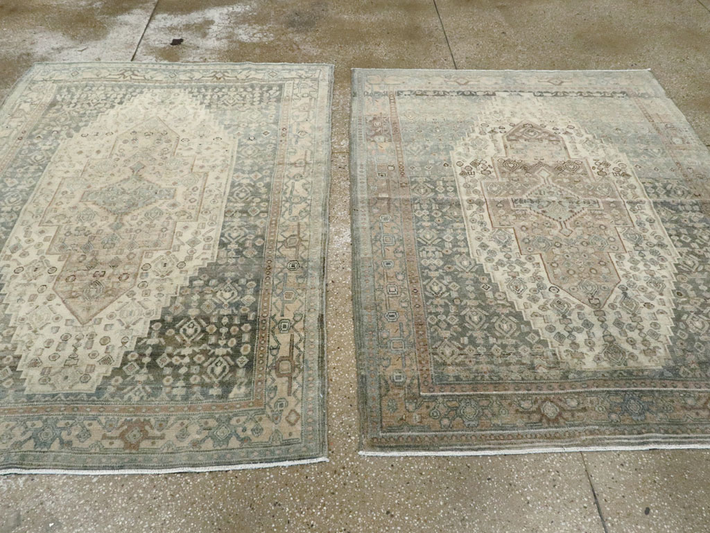 Vintage Persian Malayer Rug (Pair: 1 of 2), No.25751 - Gsblank