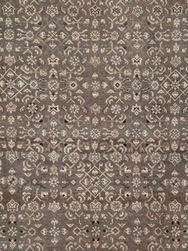 Vintage Persian Malayer Wide Gallery Runner, No.25752 - Gsblank