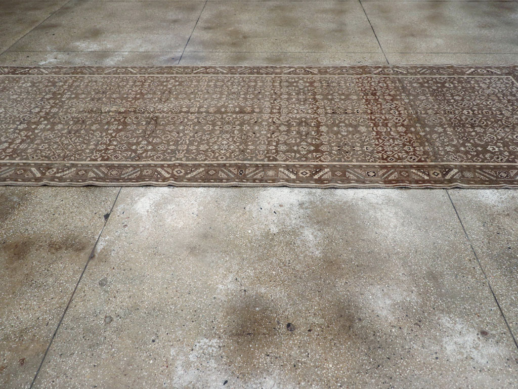 Vintage Persian Malayer Wide Gallery Runner, No.25752 - Gsblank