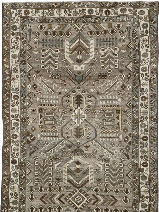 Vintage Persian Malayer Rug, No.25755 - Gsblank