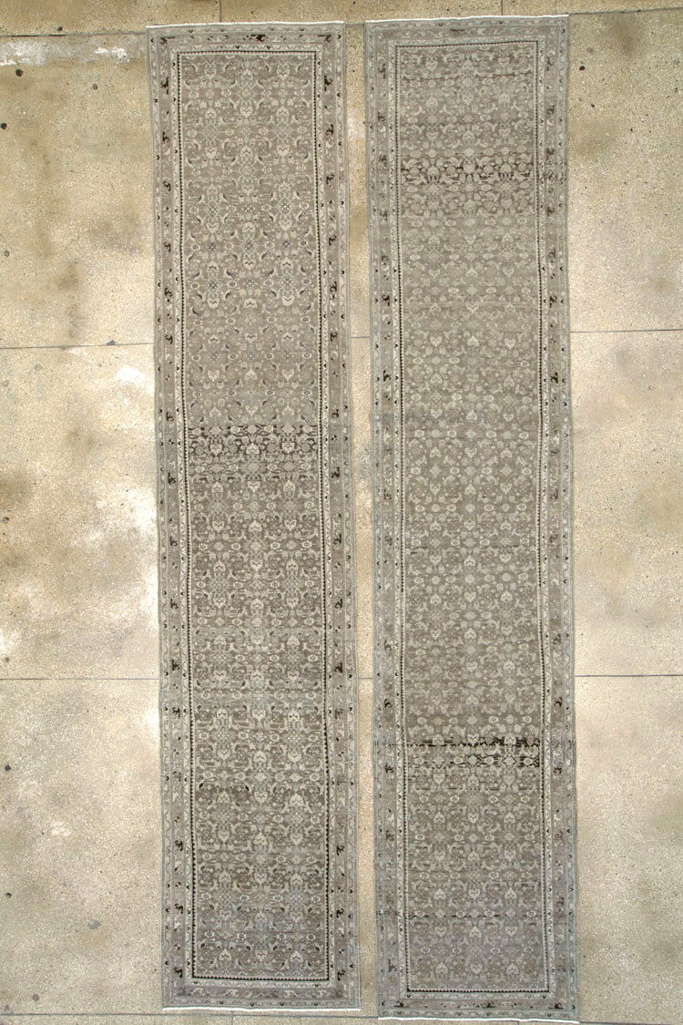 Vintage Persian Malayer Runner (Pair: 1 of 2), No.25757 - Gsblank
