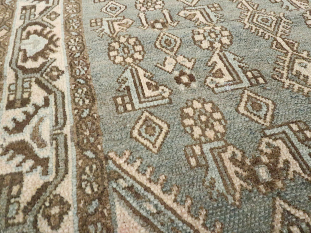 Vintage Persian Malayer Throw Rug, No.25762 - Gsblank