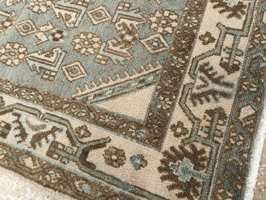 Vintage Persian Malayer Throw Rug, No.25762 - Gsblank