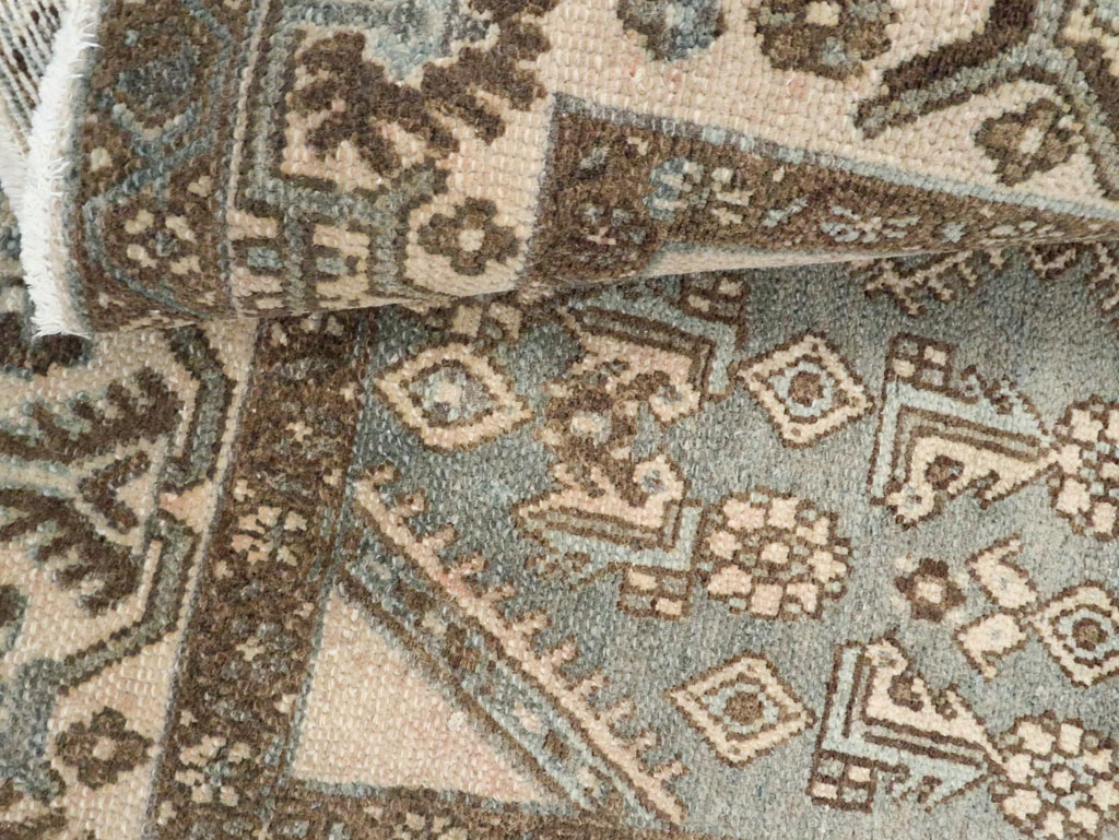 Vintage Persian Malayer Throw Rug, No.25762 - Gsblank