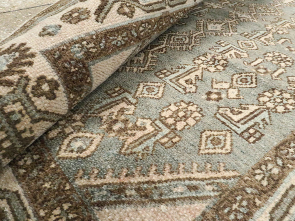 Vintage Persian Malayer Throw Rug, No.25762 - Gsblank