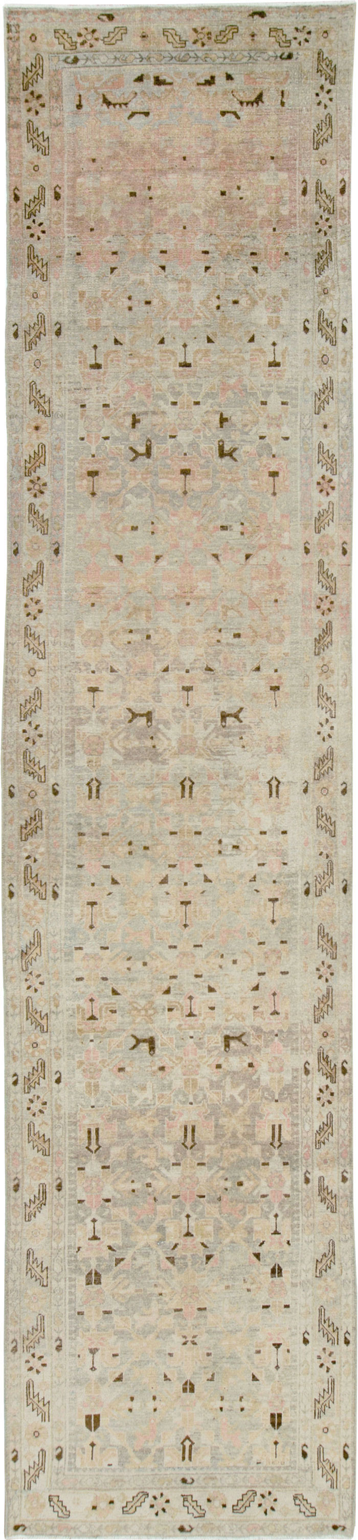 Vintage Persian Malayer Runner (Pair: 1 of 2), No.25765 - Gsblank