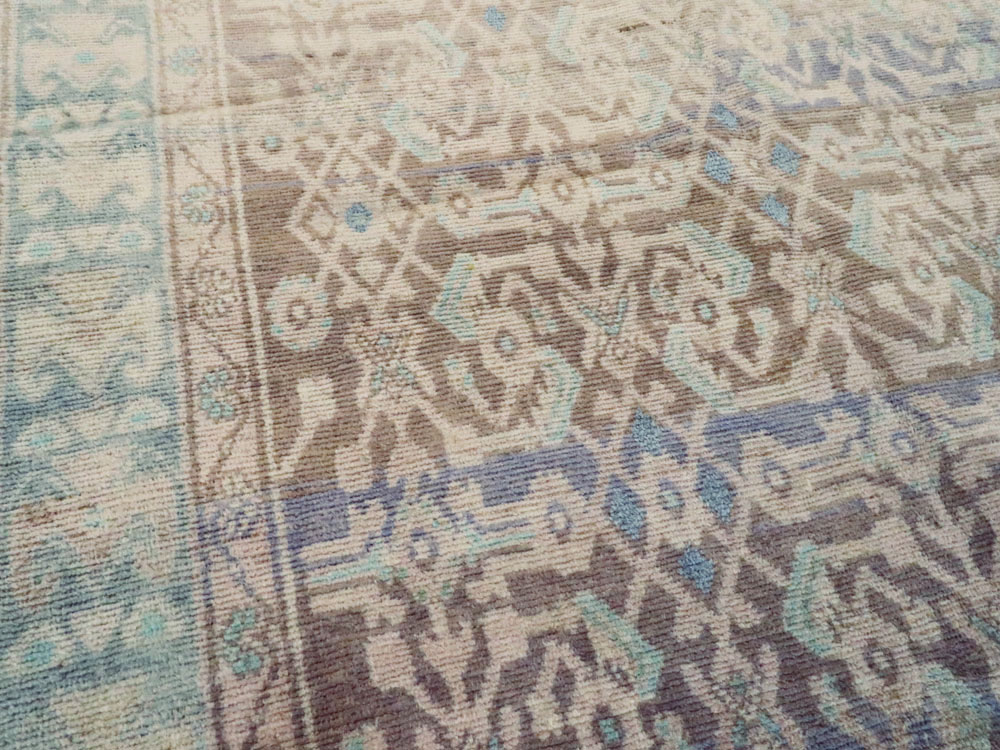 Vintage Persian Malayer Wide Gallery Runner, No.25767 - Gsblank