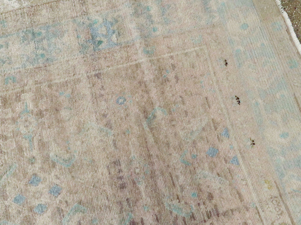 Vintage Persian Malayer Wide Gallery Runner, No.25767 - Gsblank