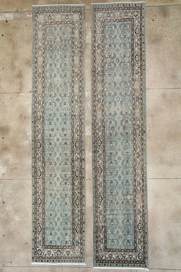 Vintage Persian Malayer Runner (Pair: 1 of 2), No.25770 - Gsblank
