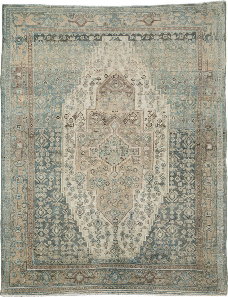 Vintage Persian Malayer Rug (Pair: 2 of 2), No.25779 - Gsblank