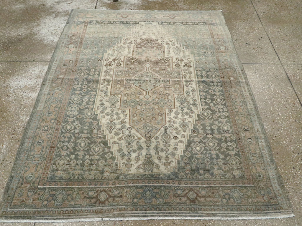 Vintage Persian Malayer Rug (Pair: 2 of 2), No.25779 - Gsblank