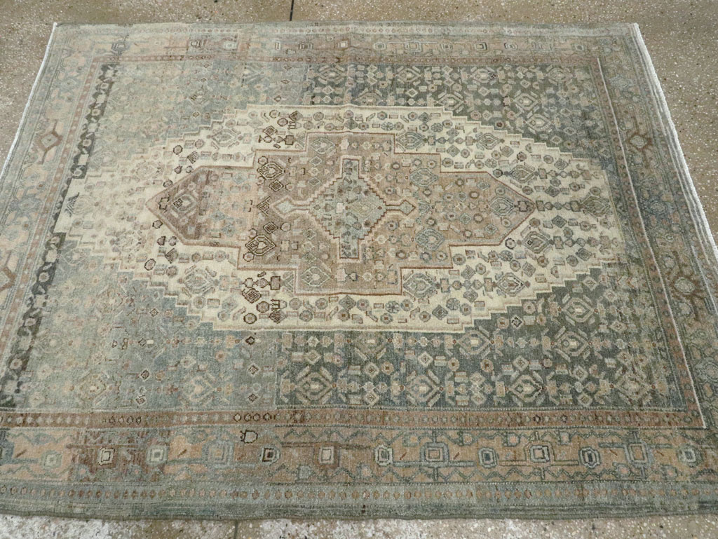 Vintage Persian Malayer Rug (Pair: 2 of 2), No.25779 - Gsblank