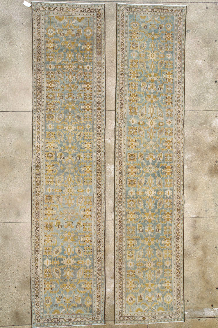 Vintage Persian Malayer Runner (Pair: 2 of 2), No.25789 - Gsblank