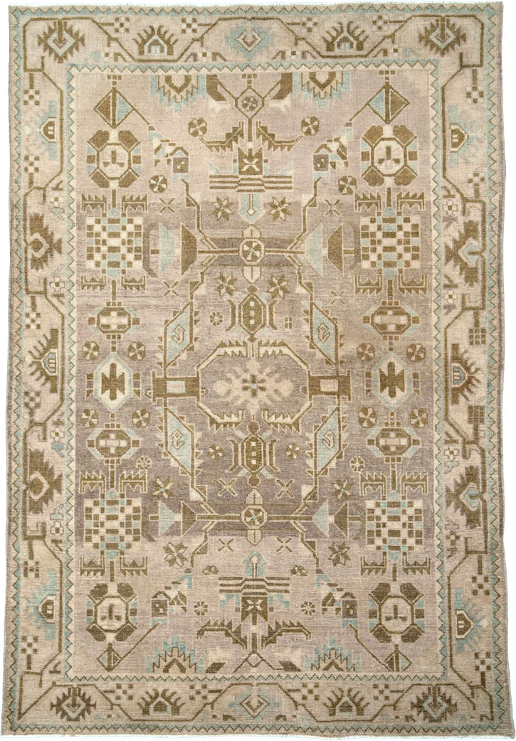 Vintage Persian Malayer Rug, No.25790 - Gsblank