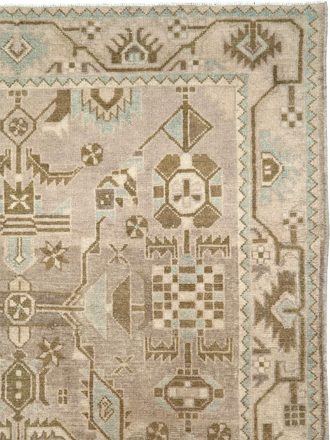 Vintage Persian Malayer Rug, No.25790 - Gsblank