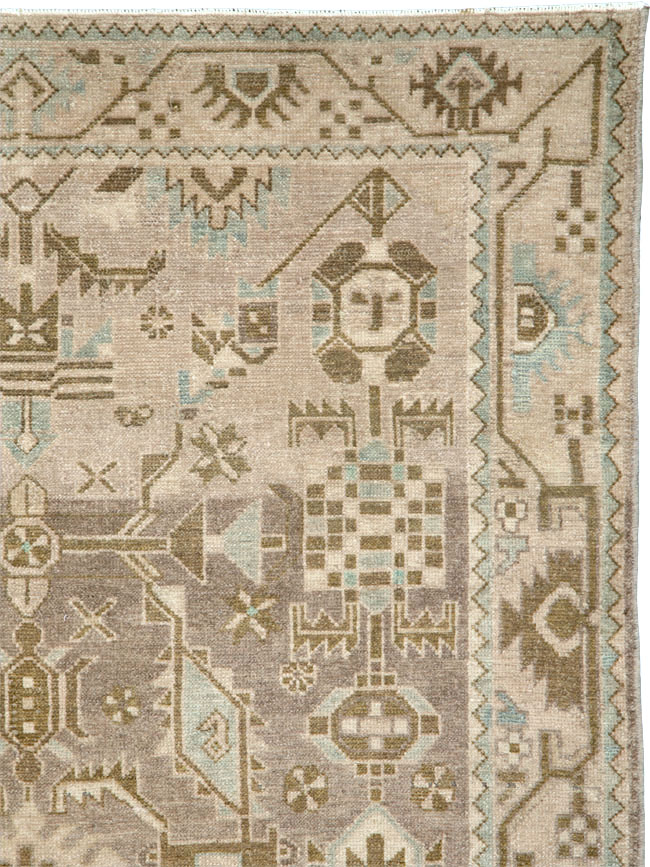 Vintage Persian Malayer Rug, No.25790 - Gsblank