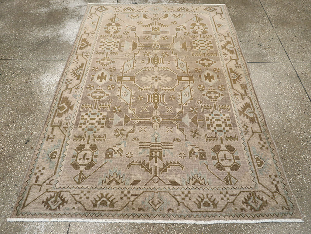 Vintage Persian Malayer Rug, No.25790 - Gsblank