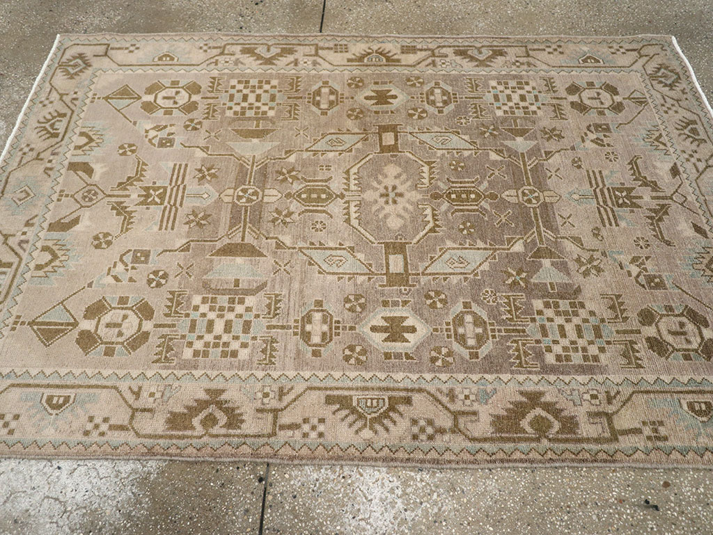 Vintage Persian Malayer Rug, No.25790 - Gsblank