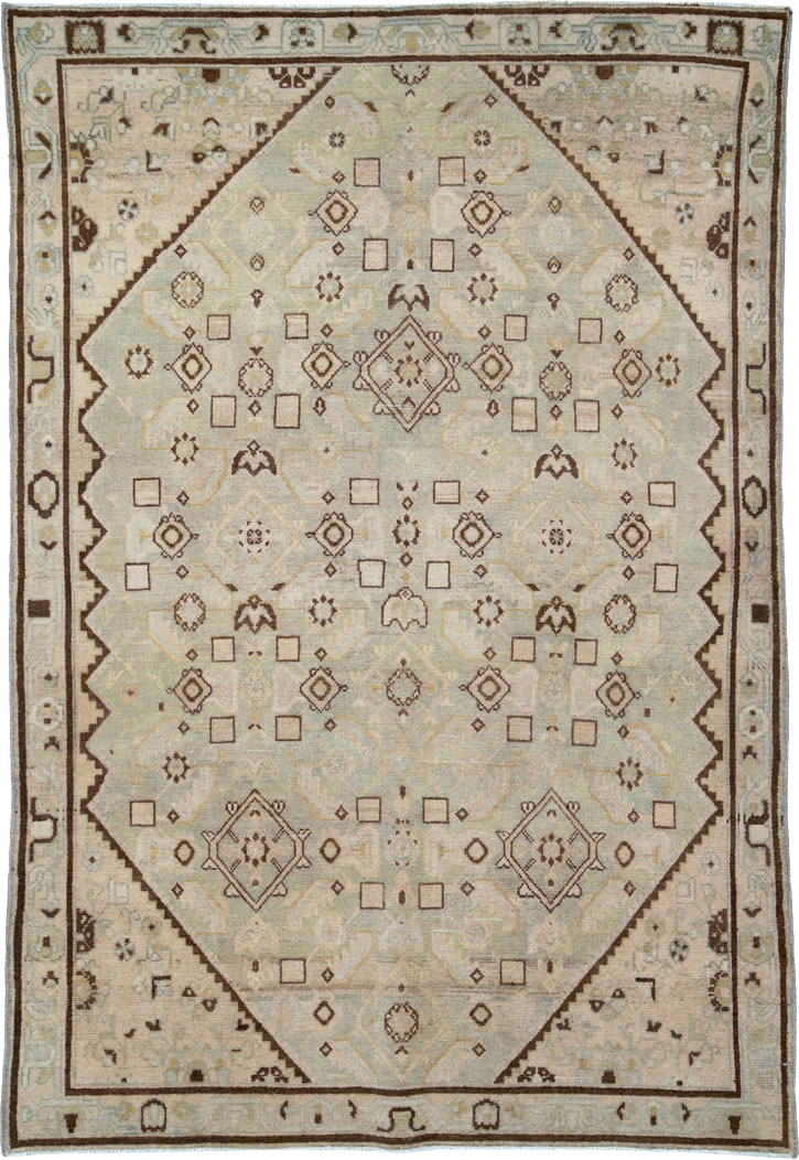 Vintage Persian Malayer Rug, No.25791 - Gsblank