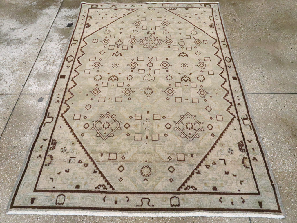 Vintage Persian Malayer Rug, No.25791 - Gsblank