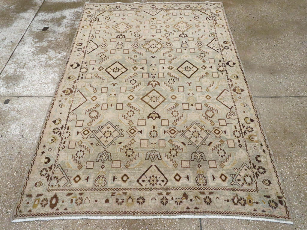 Vintage Persian Malayer Rug, No.25794 - Gsblank