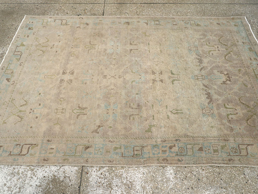 Vintage Persian Malayer Rug, No.25796 - Gsblank