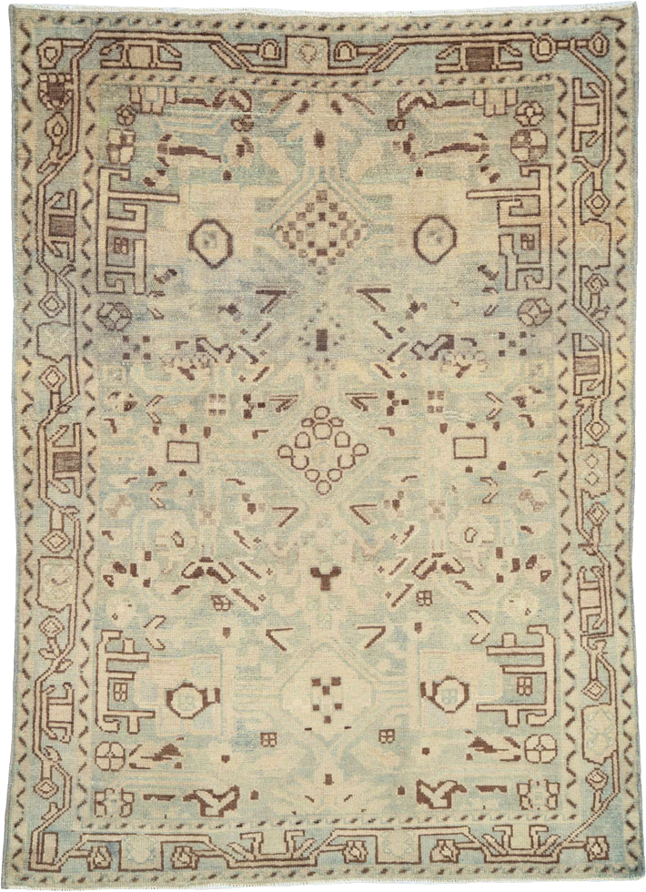 Vintage Persian Malayer Rug, No.25797 - Gsblank