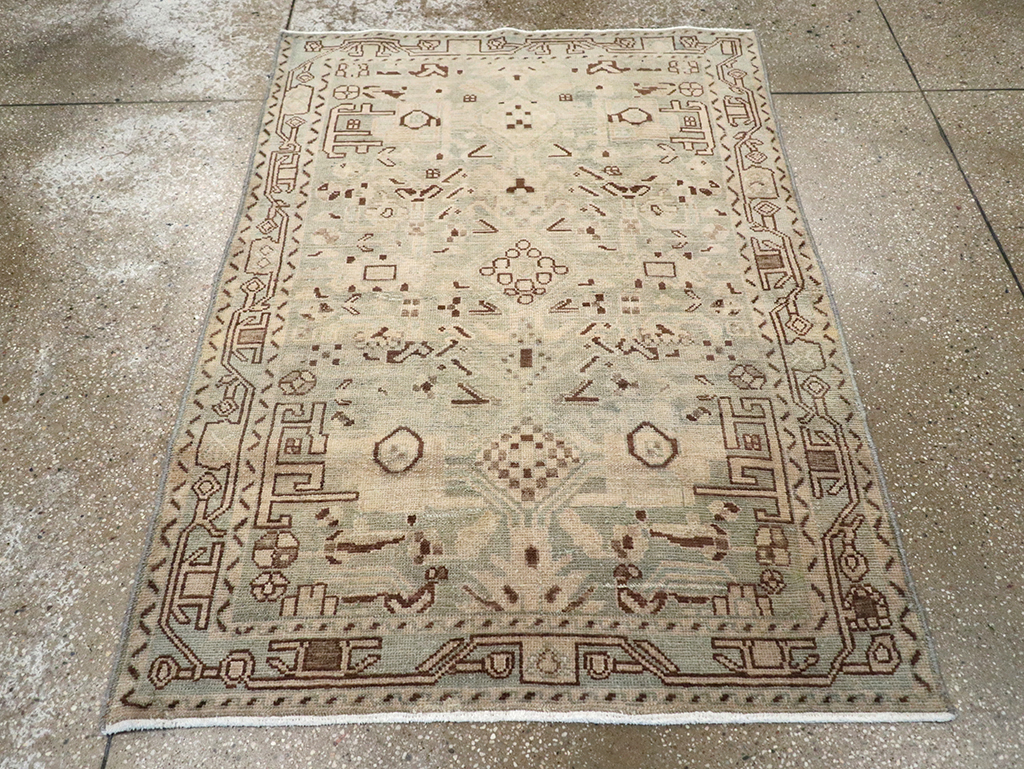 Vintage Persian Malayer Rug, No.25797 - Gsblank