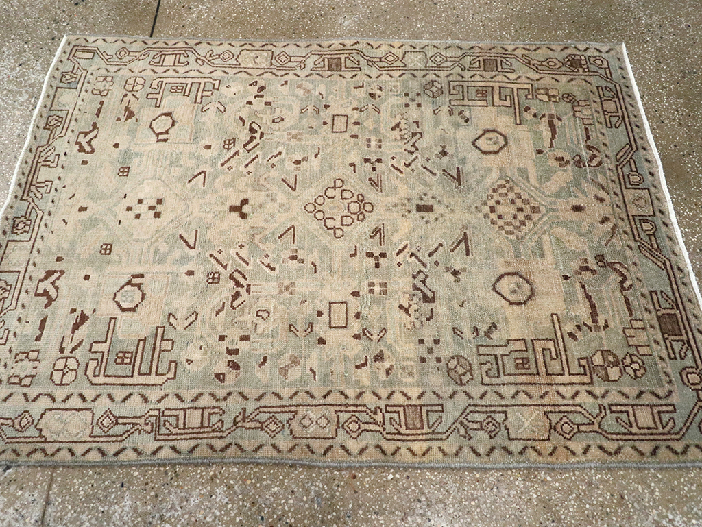 Vintage Persian Malayer Rug, No.25797 - Gsblank