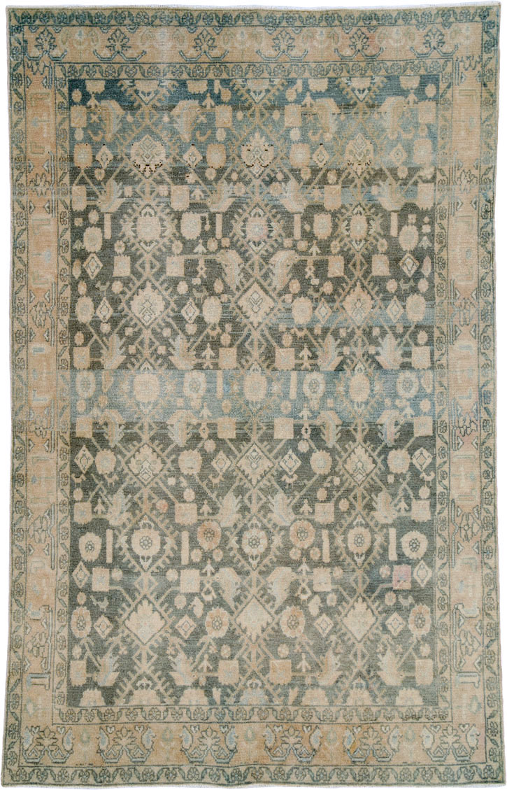 Vintage Persian Malayer Rug, No.25798 - Gsblank