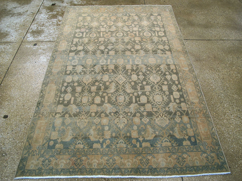 Vintage Persian Malayer Rug, No.25798 - Gsblank