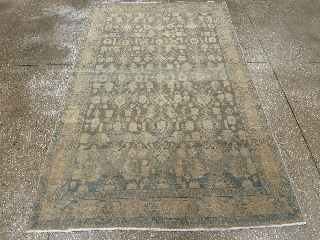 Vintage Persian Malayer Rug, No.25798 - Gsblank