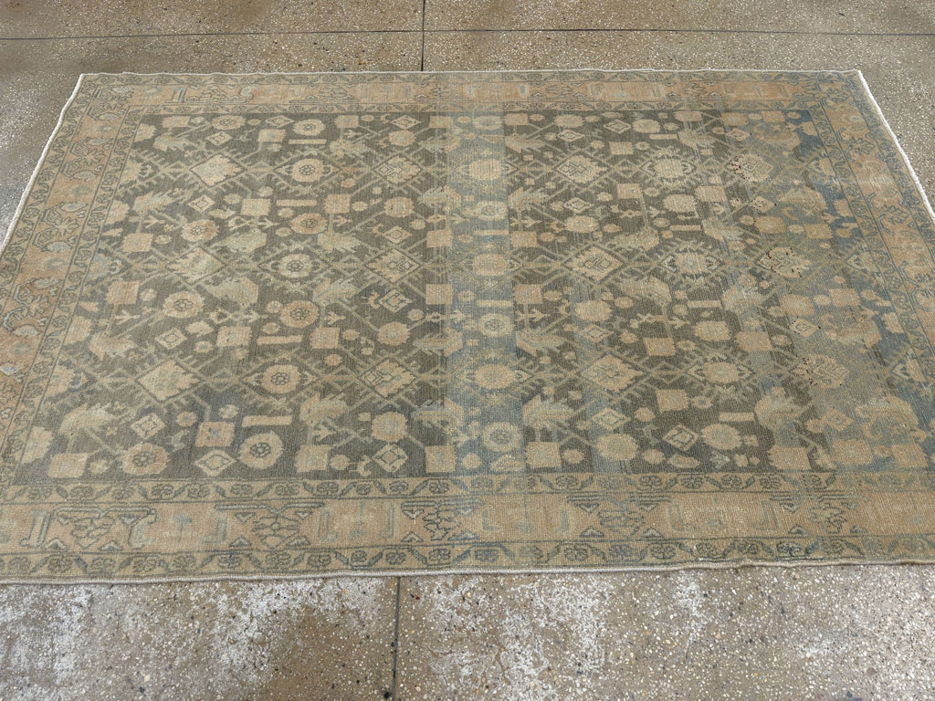 Vintage Persian Malayer Rug, No.25798 - Gsblank