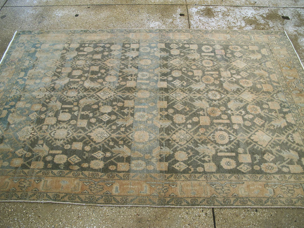 Vintage Persian Malayer Rug, No.25798 - Gsblank