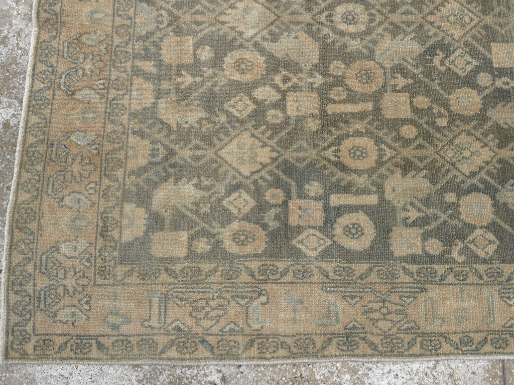 Vintage Persian Malayer Rug, No.25798 - Gsblank