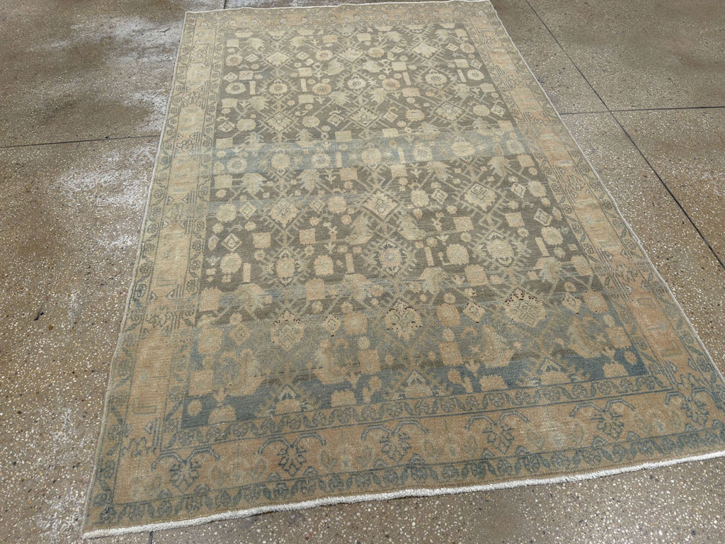 Vintage Persian Malayer Rug, No.25798 - Gsblank