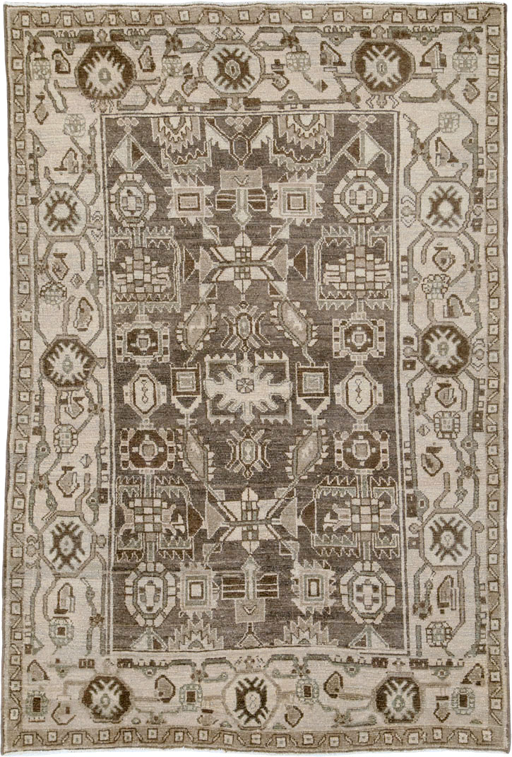 Vintage Persian Malayer Rug, No.25799 - Gsblank
