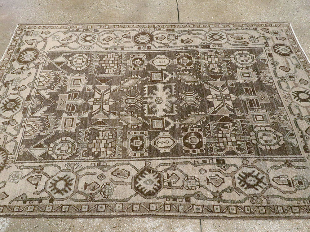 Vintage Persian Malayer Rug, No.25799 - Gsblank