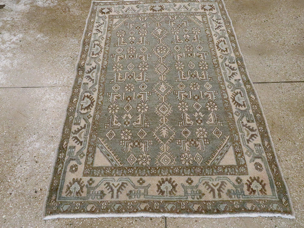 Vintage Persian Malayer Rug, No.25800 - Gsblank