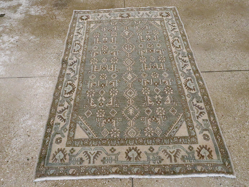 Vintage Persian Malayer Rug, No.25800 - Gsblank